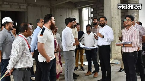 Nagpur Mominpura Update: Municipal Commissioner Itankar visits; directs for the early completion of the e-library and school project.