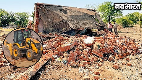 Bulldozer high-handedness in Nagpur: Closed dhaba demolished to grab land; Kalmeshwar police wake up after 8 days.
