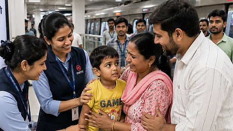 Metro staff do more than just issue tickets—they help transform lives! A young child was reunited with his family at Nagpur Railway Station thanks to their quick thinking.