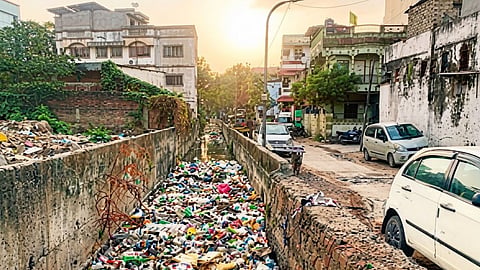 Nagpur Municipal Corporation's 'drain cleaning' claims fall flat; silt remains uncleared in Kamgarnagar, raising the risk of flooding with the very first rain.