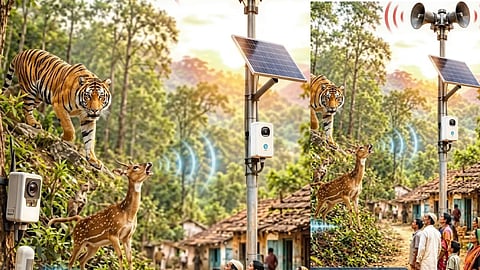 Nagpur: AI to monitor tigers; villagers to be alerted as soon as the animals approach; new technology launched.