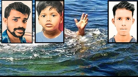 Picnic turns tragic: Two youths jump into river to save a child; three die a tragic death in the Kanhan River.