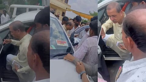 Protest Against Omprakash Saklecha