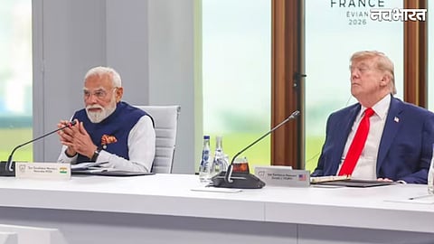 PM Modi G7: PM Modi Raises Indian Sailors Security Issue at G7 Summit With Donald Trump At G7 Summit In France
