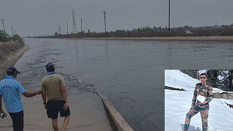 Rewa Army Jawan Drowned In Canal
