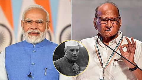 Sharad Pawar On PM Modi Jawaharlal Nehru Comparison