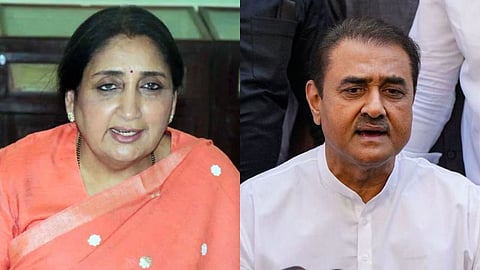 Praful Patel Meets Sunetra Pawar