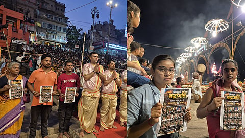 Kashi Pays Tribute to Students Killed in Lucknow Coaching Fire, Two-Minute Silence Observed Before Ganga Aarti