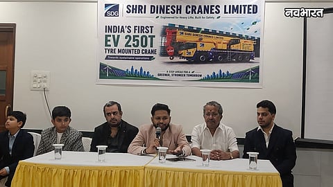 india first 250 ton diesel electric hybrid all terrain crane launched