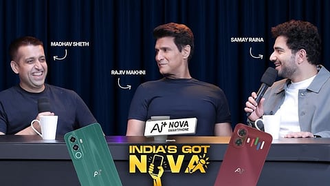 AI+ has launched the Nova 2 Neo 5G and Nova 2 Pro 5G India's Got Nova show