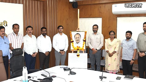 ajit pawar birth anniversary celebrated in thane collector office