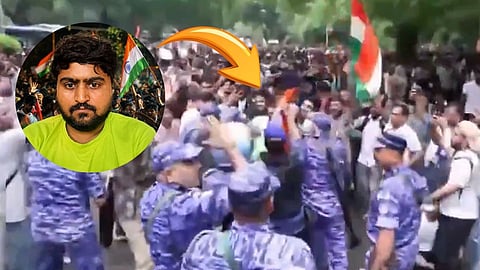Bharat Banait Nagpur Boy Delhi NEET Protest