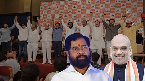 Eknath Shinde Amit Shah Delhi Meeting