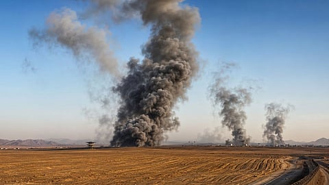 Intense attack on US military base in Iraq; Erbil shaken by multiple blasts; tensions rise across the Gulf region.