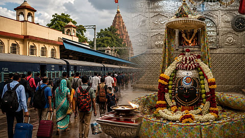 Indian Railways has made special arrangements for devotees visiting the Mahakaleshwar Temple in Ujjain during the holy month of Shravan to ensure smooth travel and crowd management