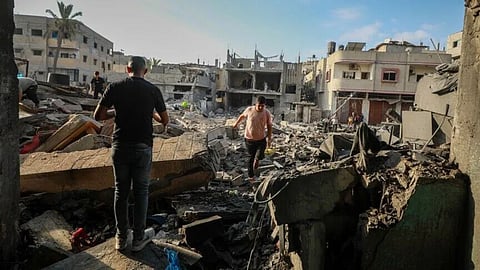 Havoc amidst mourning in Gaza: Israeli strike on funeral procession kills 7 and injures 22.