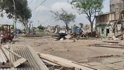The encroachment removal operation in Khajrana highlights the administration's efforts to reclaim government land for public infrastructure