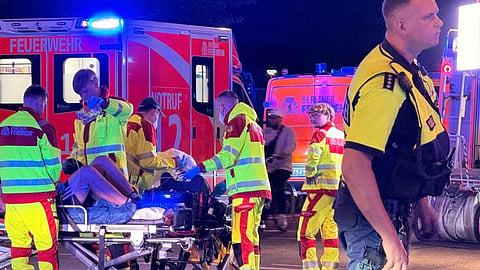 Out-of-control van plows into crowd during Berlin Pride parade; 1 dead, 17 injured; Mayor calls it an attack on freedom.