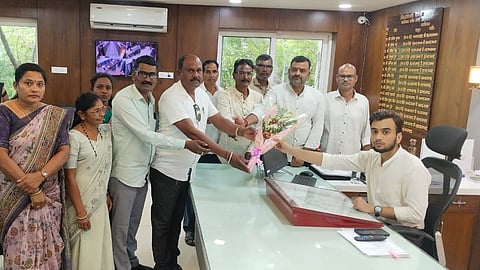 gondia police patil pending demands memorandum
