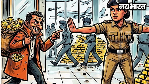 DRI busts a major international gold smuggling racket at Mumbai Airport, seizing gold worth ₹7.49 crore and arresting six individuals, including airport staff.