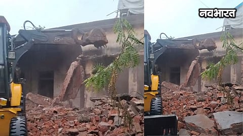 Nagpur Municipal Corporation in action mode: Bulldozers rolled even amidst heavy rain; major crackdown on illegal encroachments and dilapidated buildings.