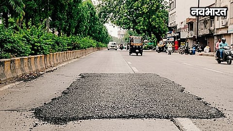 Nagpur Municipal Corporation springs into action after HC crack-down: 'Last rites' for potholes begin before the rains; Mangalwari Zone takes the lead!