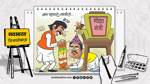 Navabharat Nishanebaaz: Dharmendra Pradhan receives a grand welcome; NDA MPs show their affection.