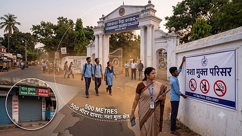 Major decision by the Odisha government: ban on alcohol and tobacco within 500 meters of colleges; report to be submitted by July 15.