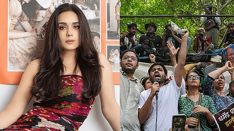 Preity Zinta Sonam Wangchuk and Student support NEET protest