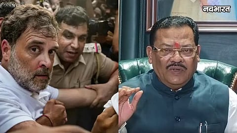 sanjay shirsat attacks rahul gandhi over student protest