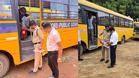 bhandara school vehicle overloading traffic police action 2026