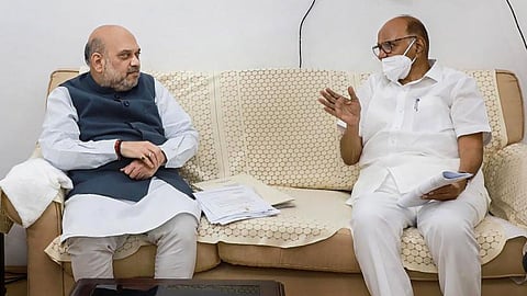 Sharad Pawar Amit Shah