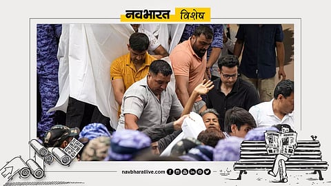 Navbharat Special: Police show of force ahead of Monsoon Session; government's intransigent stance.