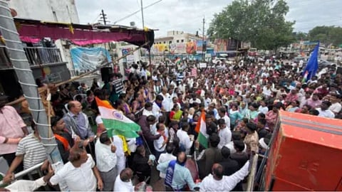 yavatmal maharashtra bandh student protest jantar mantar