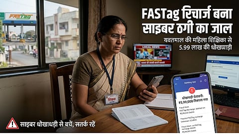 yavatmal fastag online fraud teacher loses 6 lakh