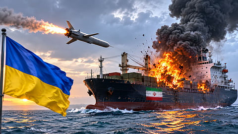 Ukraine attacks Iranian ship in Caspian Sea; Tehran issues open threat- serious consequences to follow.