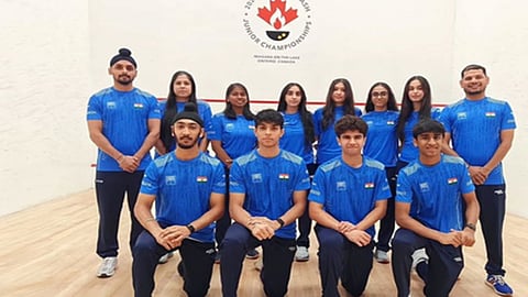 World Junior Squash: Strong performance by India's men's team; defeats England to secure a spot in the semi-finals.