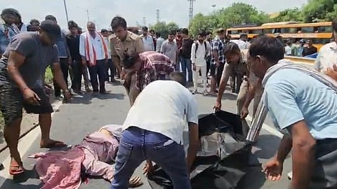 Couple Killed, Child Critically Injured After Roadways Bus Hits Motorcycle in Mathura