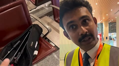 A filmmaker's video went viral after alleging his ₹55,000 tripod was damaged during a flight and the airline offered only ₹5,000 in compensation.