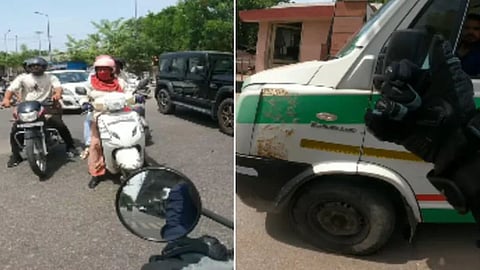 A Jaipur engineer won hearts after helping an ambulance cross traffic and escorting it to the hospital.