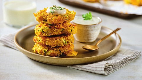 Cheese corn fritters monsoon snack recipe