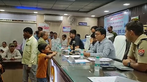 A 13-year-old boy's complaint at a public grievance hearing prompted the Lakhimpur Kheri DM to order an immediate inquiry, revealing a family property dispute.