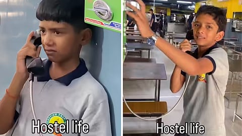 A viral video of hostel children crying while talking to their families has left social media users emotional.
