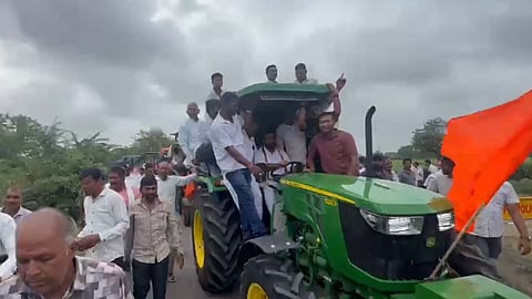 Indore West Ring Road Farmers Protest