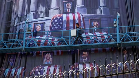 Iran Trump Billboard: Tehran Puts Up Blood For Blood Poster Showing Trump Family In Coffins 