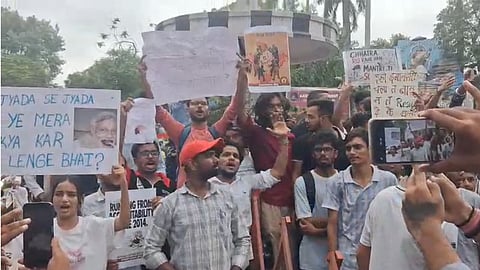 BHU Students Protest Over Exam Irregularities, Demand Probe into NTA and Education Minister’s Resignation