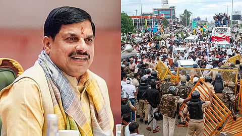 mp farmers protest moong msp procurement
