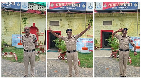 Rewa Drunk Policeman Viral Video