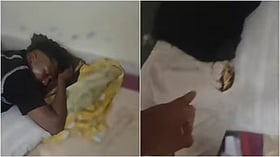 चोरी करने घर में घुसा चोर, गहने लेकर वहीं सो गया; मालिक लौटे तो कमरे में मिला आरोपी; वीडियो वायरल