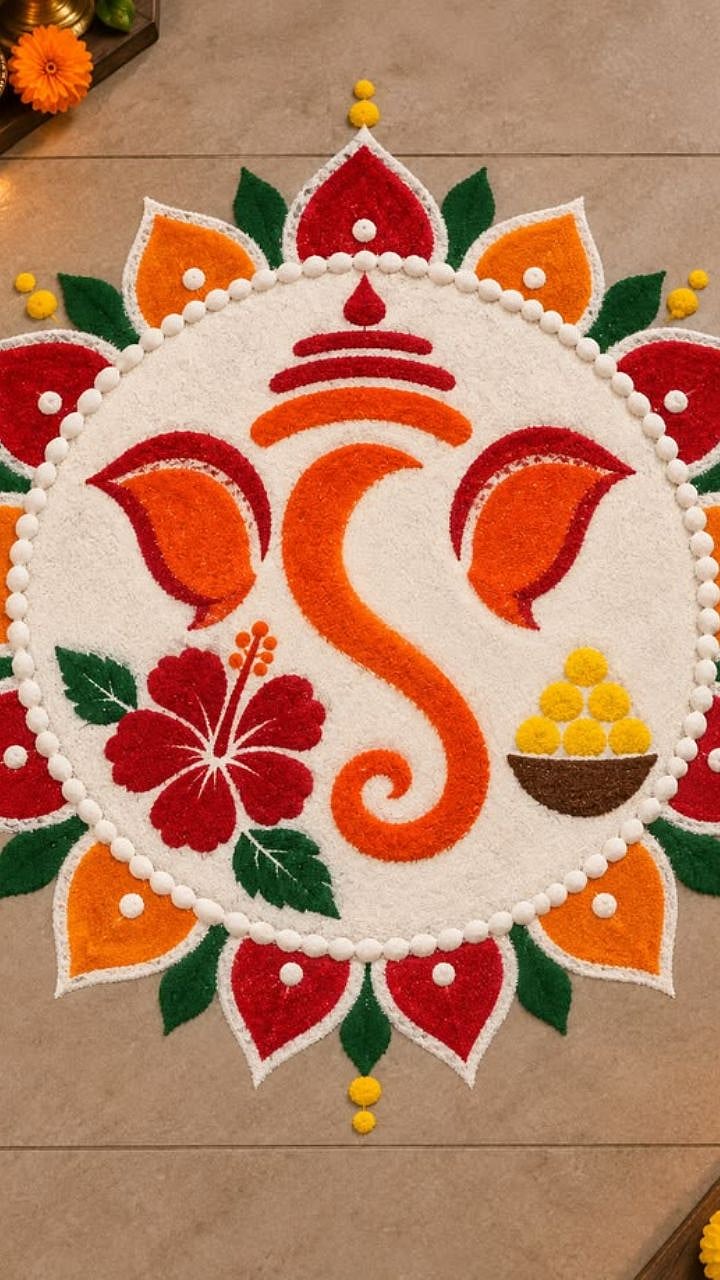 Diwali Rangoli Designs: दिवाली के लिए 10 यूनिक और इजी रंगोली डिजाइन ...